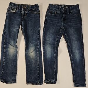2 Pairs of Dark Blue Skinny Jeans